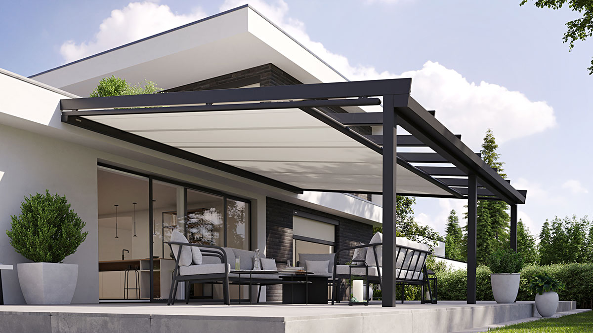 Unterglasmarkisen für Terrassenüberdachungen | Markisen von markilux